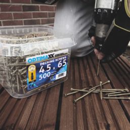 Optimaxx  TX Countersunk  Decking Screws 4.5mm x 65mm 500 Pack