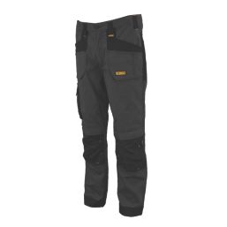 DEWALT Cambridge Coolmax Work Trousers Black/Grey 34" W 31" L