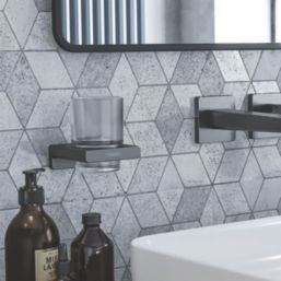 Hansgrohe AddStoris Toothbrush Tumbler Brushed Black Chrome