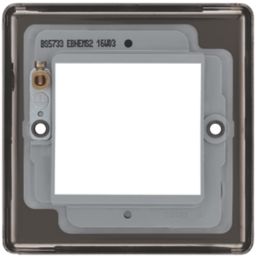 LAP  2-Module Modular Faceplate Black Nickel