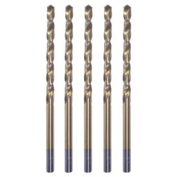 Erbauer  Straight Shank Metal Drill Bits 5mm x 132mm 5 Pack