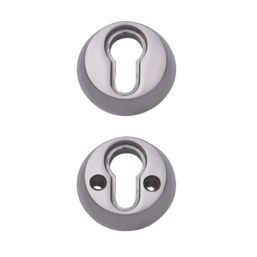ERA  Euro Escutcheon (Pair) Satin Chrome 50mm