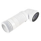 McAlpine  Flexible 90° Angled Pan Connector White 340mm