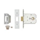 Eurospec Satin Chrome Flat Mortice Latch 76mm Case - 55mm Backset