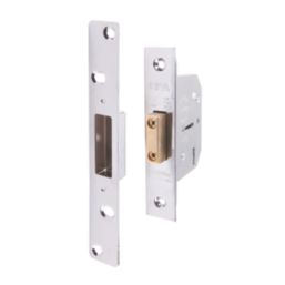 ERA  5 Lever Chrome Mortice Deadlock 76mm Case - 56mm Backset