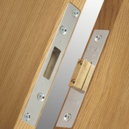 ERA  5 Lever Chrome Mortice Deadlock 76mm Case - 56mm Backset