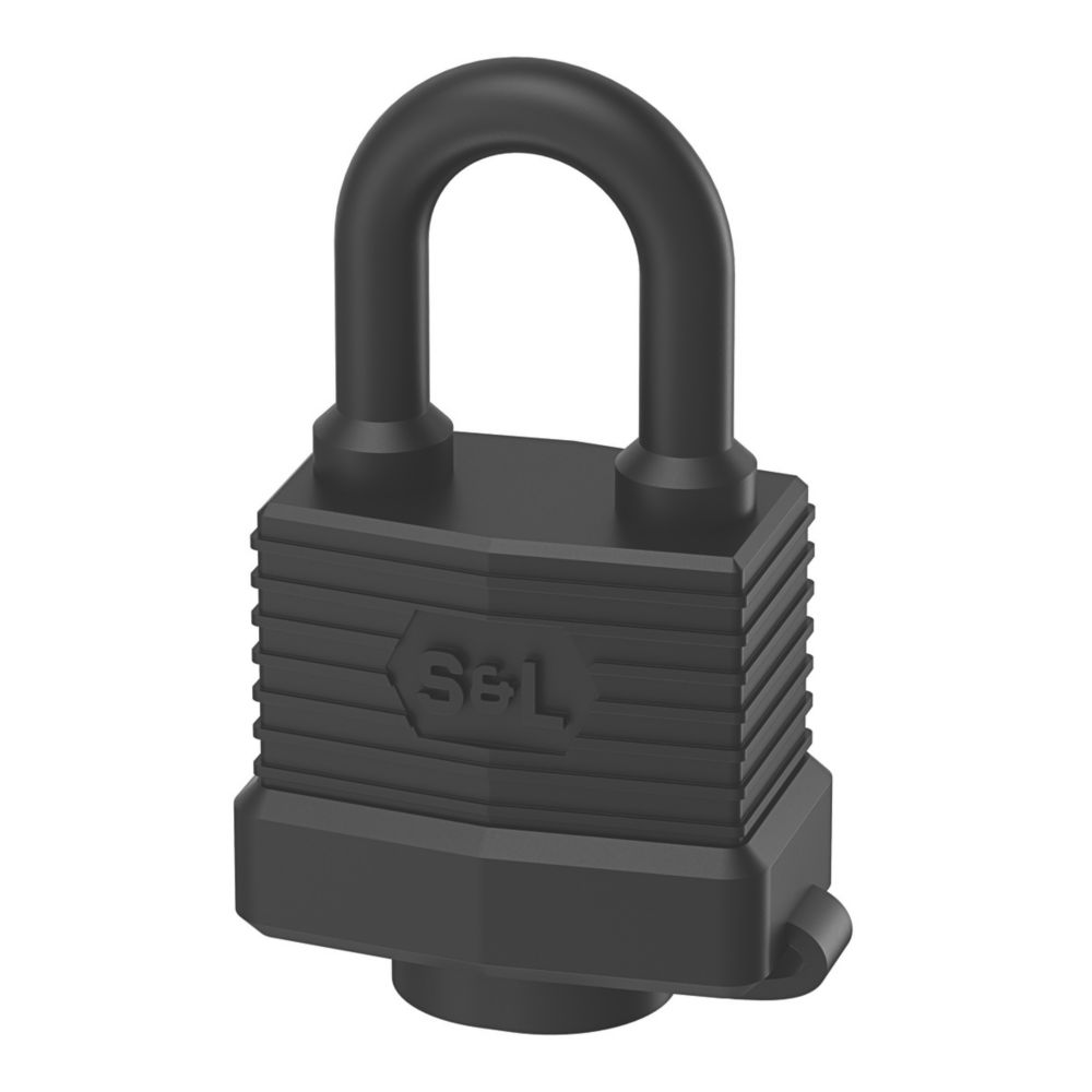 Smith & Locke Laminated Steel Closed Shackle Padlock 60mm Screwfix