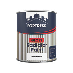 Fortress Radiator Paint White Gloss 750ml