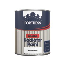 Fortress 750ml White Gloss Heat Resistant Radiator Paint