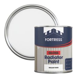 Fortress 750ml White Gloss Heat Resistant Radiator Paint