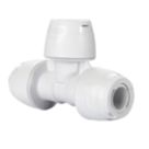 Hep2O  Plastic Push-Fit Equal Keyless Tee 10mm 10 Pack