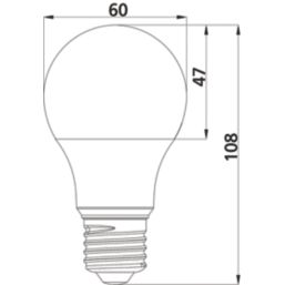 Sylvania ToLEDo V7 840 SL E27 GLS LED Light Bulb  806lm 8W