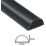 D-Line PVC Black TV Trunking 50mm x 25mm x 1.5m 2 Pack
