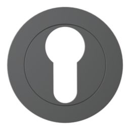 Cooke & Lewis Lormel Euro Escutcheon (Pair) Titanium 50mm