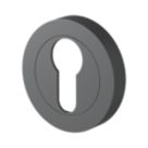 Cooke & Lewis Lormel Euro Escutcheon (Pair) Titanium 50mm