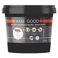 Make Good MGPRPLN025 No Tape Jointing & Filling Ready Mixed Compound White 10kg