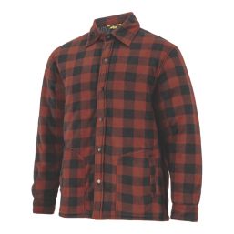 Site  Fleece Shirt Jacket Red/Black Large 41-43" Chest
