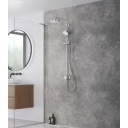 Mira Minimal ERD Rear-Fed Exposed Chrome Thermostatic Mixer Shower