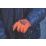 Site SWG227 Thermal Waterproof Gloves Orange / Black Medium