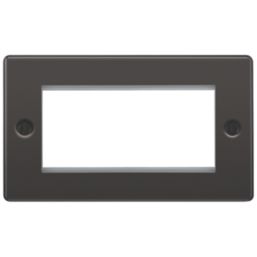 LAP  4-Module Modular Faceplate Black Nickel