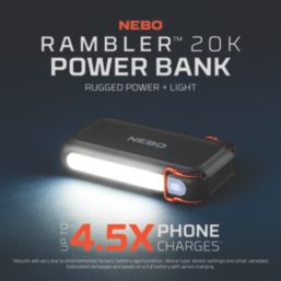 Nebo Rambler 20K 74Wh Power Bank Grey