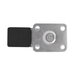 Essentials Heavy Duty TPR Braked Swivel Castor 50mm Grey