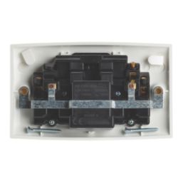 Contactum  IP66 13A 2-Gang 2-Pole Weatherproof Outdoor Switched Passive RCD Latching Socket