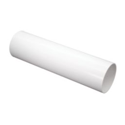 FloPlast  Round Downpipe White 68mm x 2.5m