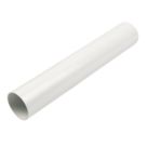 FloPlast  Round Downpipe White 68mm x 2.5m