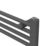Flomasta 1000mm x 600mm 1761BTU Anthracite Flat  Towel Radiator