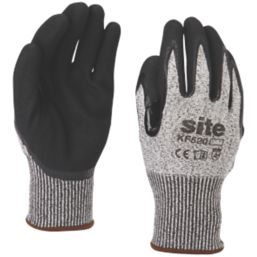 Site  Gloves Grey/Black Medium