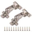 Eclipse 99019 Steel 165° Concealed Hinges 136mm 2 Pack