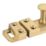 Smith & Locke Straight Door Bolt Brass-Effect 100mm