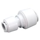 FloPlast FloFit+ Plastic Push-Fit Reducing Couplers 22mm x 15mm 5 Pack