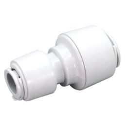 FloPlast FloFit+ Plastic Push-Fit Reducing Couplers 22mm x 15mm 5 Pack