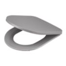 Tanaro Soft-Close with Quick-Release Toilet Seat Duraplast Grey