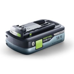 Festool 577105 18V 4.0Ah Li-Ion Airstream Li-High Power & Bluetooth Batteries & Charger 5 Piece Set