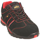 Site Coltan   Safety Trainers Black / Red Size 9