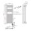 Flomasta 1200mm x 400mm 853BTU Anthracite Flat Electric Towel Radiator