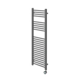 Flomasta 1200mm x 400mm 853BTU Anthracite Flat Electric Towel Radiator