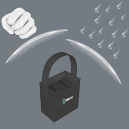 Wera Kraftform Plus Mixed  VDE Screwdriver Set 12 Pieces