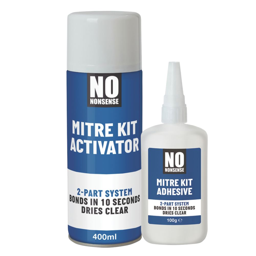 No Nonsense Mitre Adhesive 400ml Screwfix