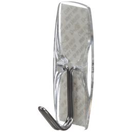 Command Clear Self-Adhesive Medium Wire Toggle Hook 10 Pack