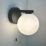 Saxby Nexus Bathroom Wall Light Black/White