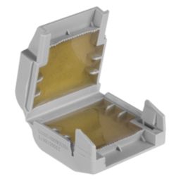 Wago 207-1331 3-Entry IPX8 Gelbox for Splicing Connectors Grey  4 Pack