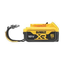 DEWALT DCB184LR-XJ 18V 5.0Ah Li-Ion XR Lanyard-Ready Battery
