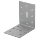 Magnodur Angle Brackets Silver 80mm x 80mm x 60mm 10 Pack