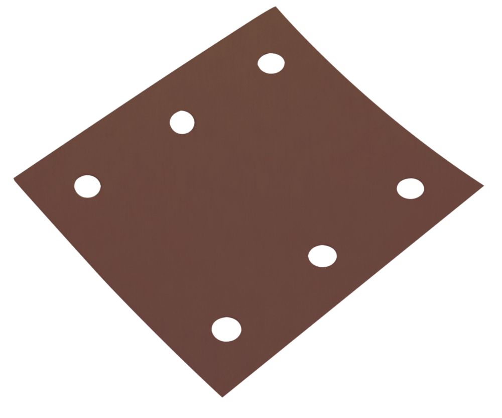 Flexovit Assorted Grit 1/4 Sanding Sheets 114mm x 102mm 6 Pack Screwfix