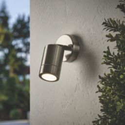 LAP Bronx Outdoor Adjustable Wall Light Stainless Steel