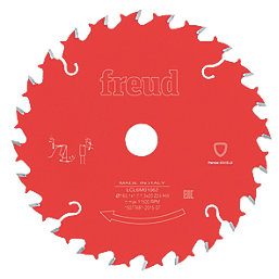 Freud  Wood TCT Circular Saw Blade 165mm x 20mm 24T